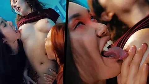 Vampire Girls in Intimate Threesome