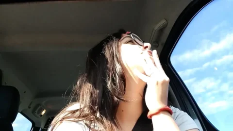 Doing Big Bubbles Next to My Uber Driver – Bunny Looner
