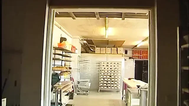Mature slut and young lezzies in food fight