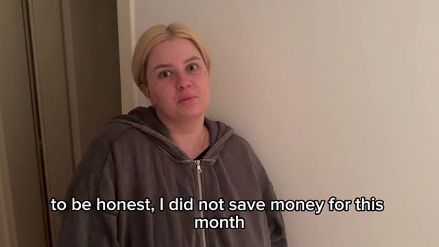 No rent money? Pay with your pussy! Role play with creampie