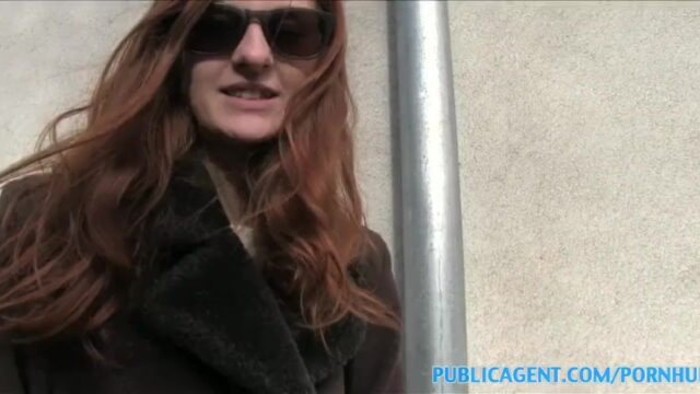PublicAgent Naughty redhead fucked hard outdoors