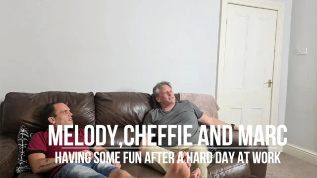 Having fun after a hard day at work