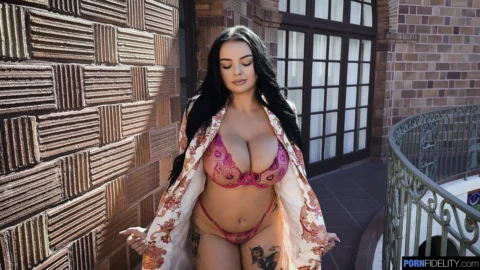 Partying with Payton Preslee’s Big Tits