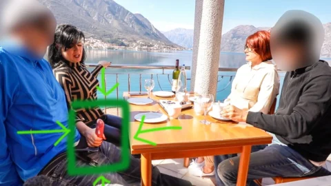 PUBLIC EXTREME! HOT COCK MADE TO CUM UNDER THE TABLE