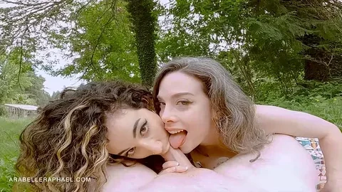 Public Park Encounter with Two Women