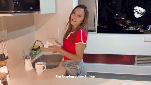The maid secretly desired her boss, an airplane pilot; his wife was away, and she wanted to get pregnant by him – ALLISON SWEET – DR POV- PELAJE MIX
