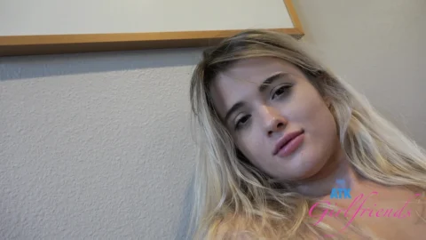 Blonde Nicole POV: Pee Play,  Footjob & Cowgirl Riding Fucking & Creampie