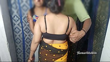 Desi Step Family Threesome – Stepmom And stepdaughter With Son’s Friend Full Video.