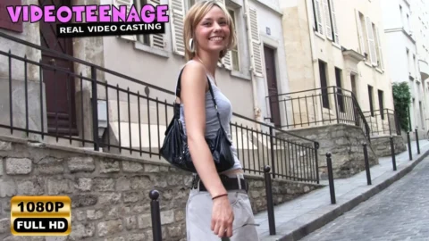 Lovely Blonde Leslie Does Another Porn Casting
