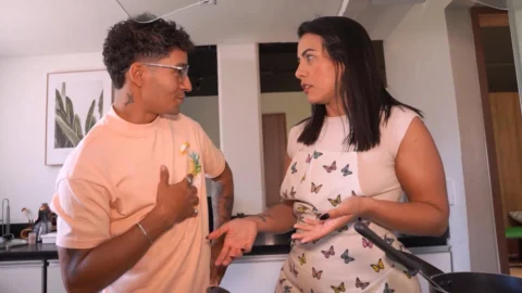 My father leaves me at home with the housekeeper, who’s a hot MILF – Thiago Lopez & Kylei Eilish
