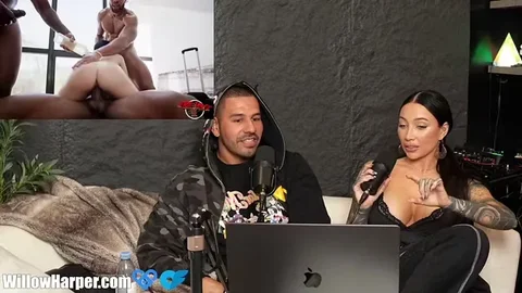 Porn ASMR Reaction Ends in Intense Gangbang