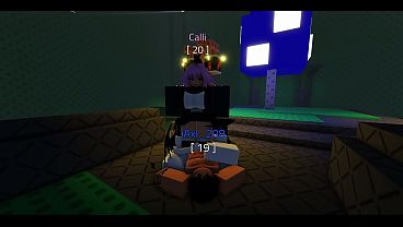 Trío con chicas en roblox