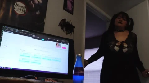 Goth Brat Demonstrates Safe Sex to Step-brother