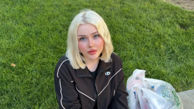 “Help me cum!” beautiful blonde wants to fuck and creampie!