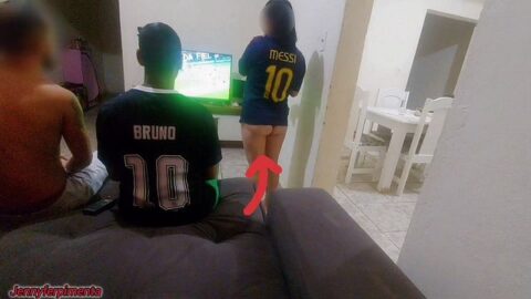 I had sex with my husband’s friend because of a World Cup bet; I got turned on and ended up having a DP with both of them
