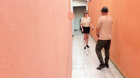 Playing Freeze Tag with the Blind Girl in the Alley
