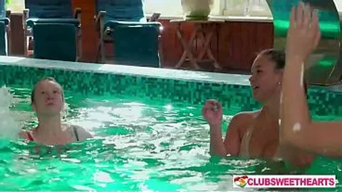Sweethearts Enjoy Leisurely Moments at the Club