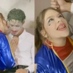 Harley Quinn and the Joker: puddin, I just finished playing with the cops, and now I want to play with your cock.