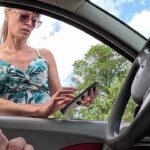 Flash Dick at McDonald’s Parking Lot Stranger Pulls Out His Cock and Gets a Risky Public Handjob